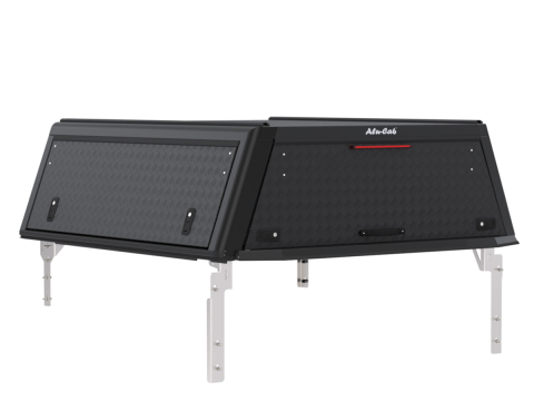 Hardtop Explorer Guard aluminium noir strié Ford Ranger 2023+ double cabine Alu Cab