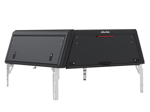 Hardtop Explorer Guard aluminium noir lisse Ford Ranger 2012-2022 double cabine Alu Cab