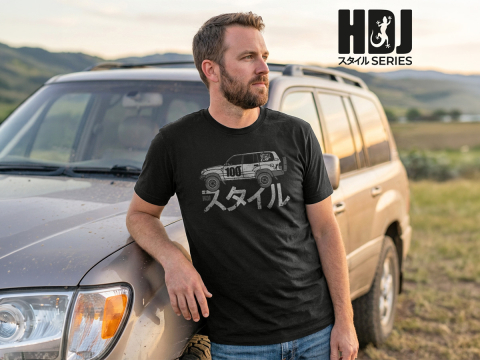 Tshirt homme HDJ100 Dream Team Car noir