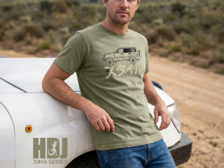 Tshirt homme HDJ100 Dream Team Car kaki chiné