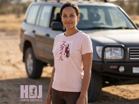 Tshirt femme HDJ100 Dream Team rose poudré