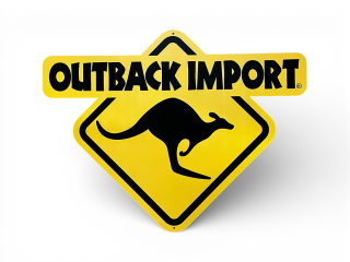 Panneau métal signalétique OUTBACK IMPORT