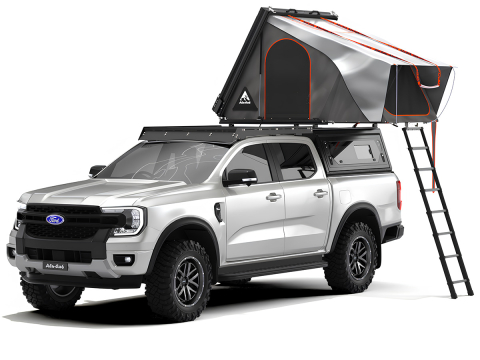 Tente de toit Alu-Cab noire RT-2S