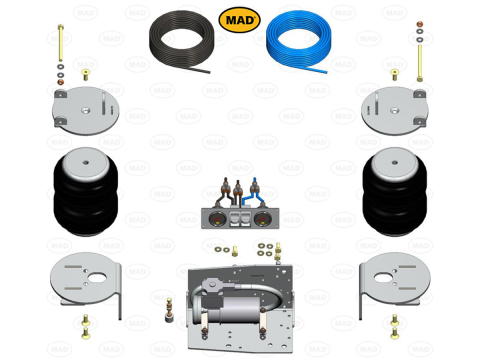 Kit boudins MAD Air Master Comfort pour Toyota Hilux Revo