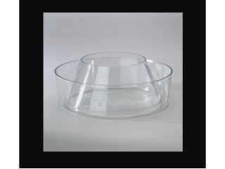 Bol transparent seul de préfiltre cyclonique Donaldson Ø10