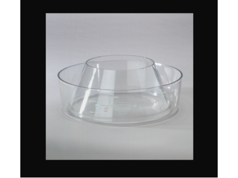 Bol transparent seul de préfiltre cyclonique Donaldson Ø10