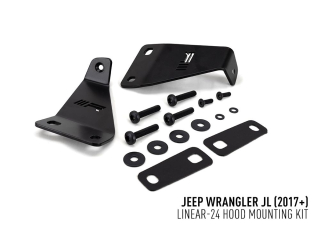 Kit seul Lazer Jeep Wrangler JL (2017+) - Bonnet Mount (For Linear-24)
