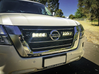 Kit intégration calandre Lazer Nissan Patrol Y62 - Series 5 (2020-2022) - Wide