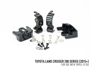Kit intégration calandre Lazer Toyota LC200 (2015-2021) - Support seul Triple-R 750